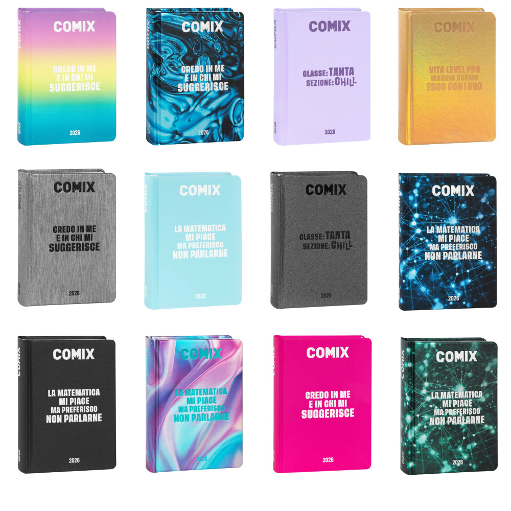 Diario Agenda Comix Panini 16 mesi 2025/2026 Mini