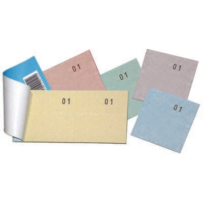 Blocco Numerato Cassa 1/100 13x6 CF. 10 PEZZI