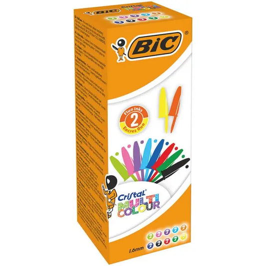 Penne Bic Cristal Multicolor 1.6 in Cf. da 20 pz.
