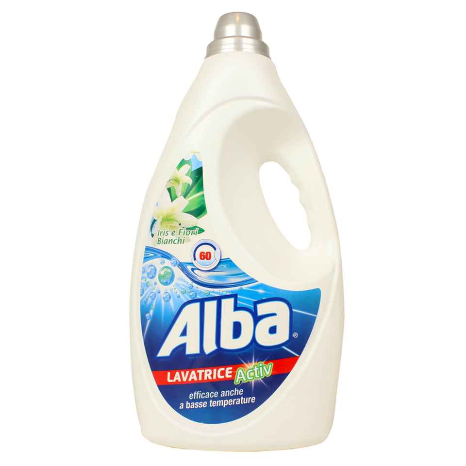 Alba Lavatrice 60 Lavaggi Iris & fiori bianchi