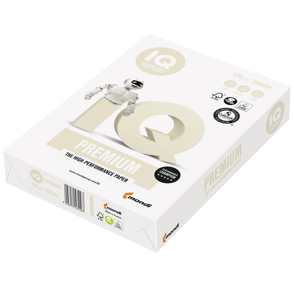 Carta A4 Mondi Premium IQ 160G 250FF.