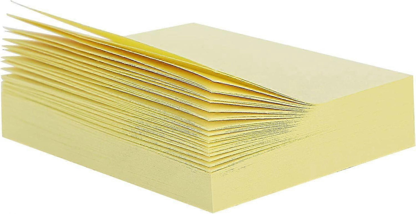 Blocchetti Adesivi 76X76 Colore Giallo 100 fogli