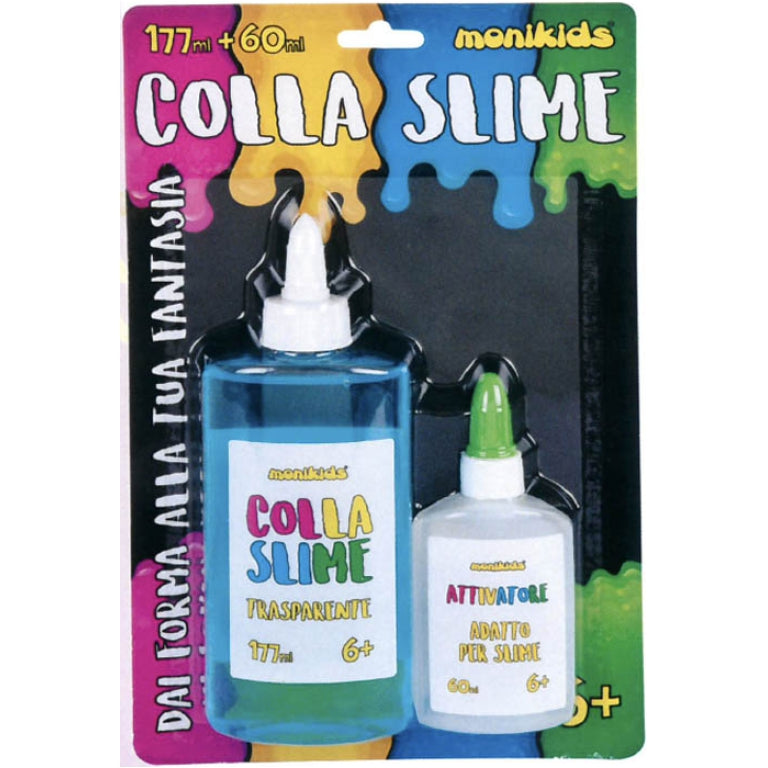 Colla Liquida 177 ml. NIKOFFICE per Slime con Attivatore da 60 ml.