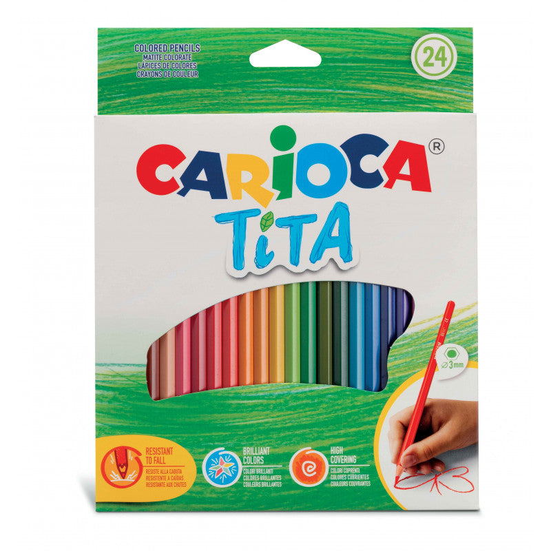 Pastelli Carioca Tita a 24 colori 42794