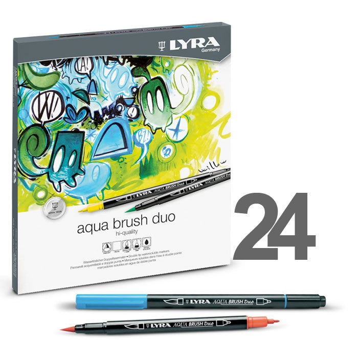 Lyra Aqua Brush Duo 24 Colori