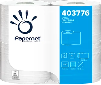 Carta Igienica Papernet 2 veli cf. 4 Rotoli 350 Strappi