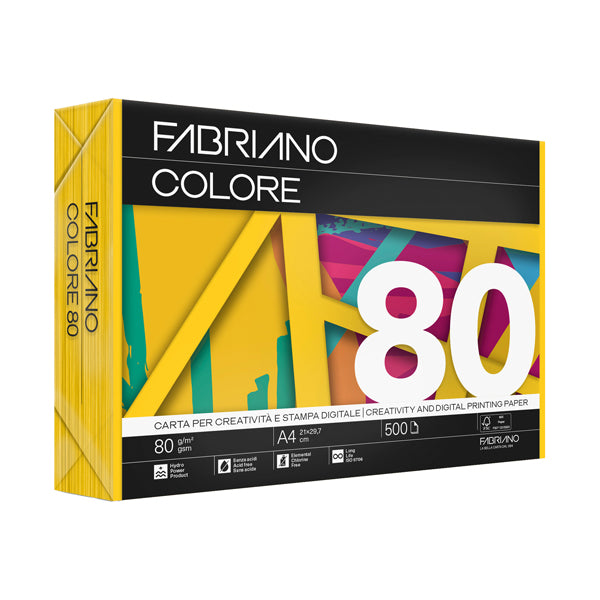 Carta A4 Fabriano Copy Tinta 80gr. 500FF