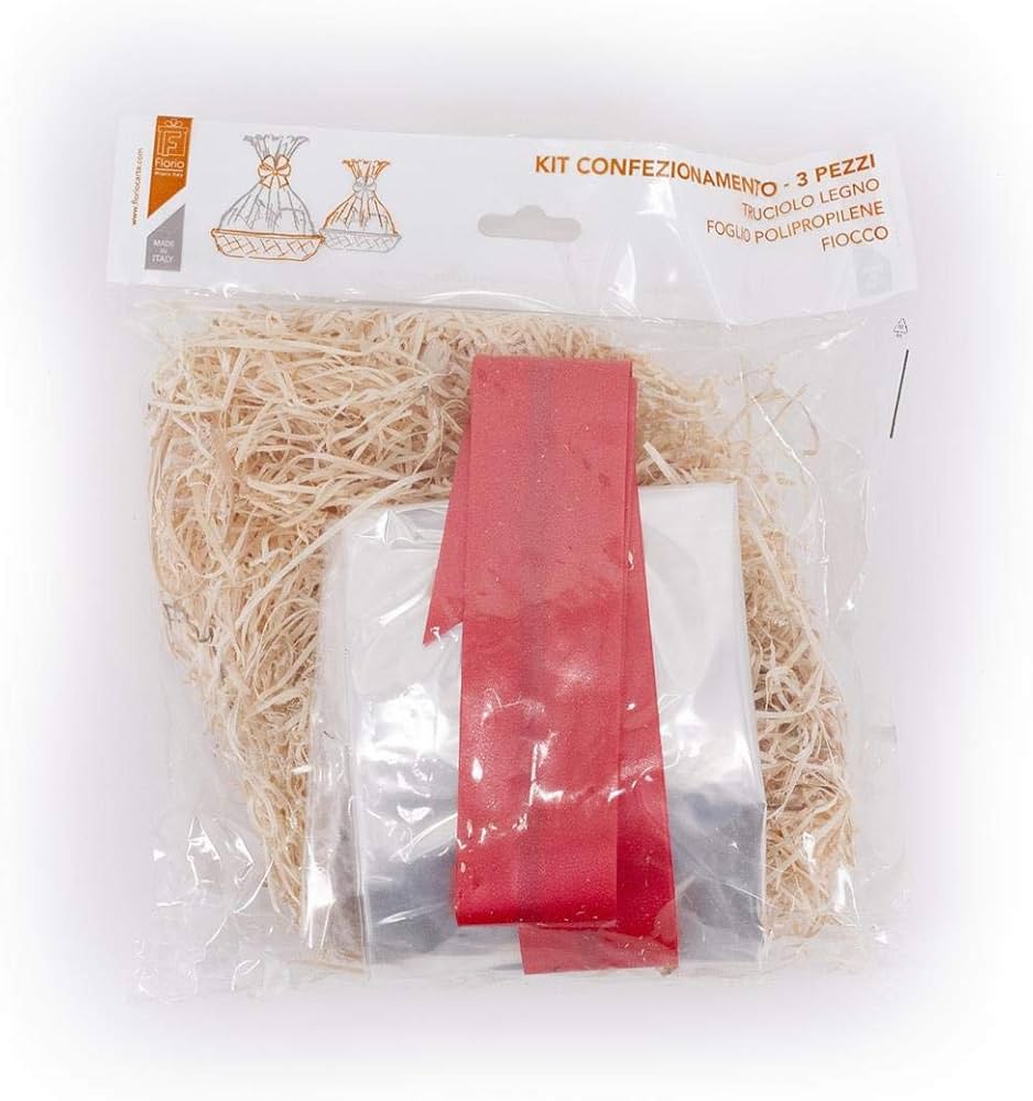 Paglia per cesti kit PPL + Fiocco
