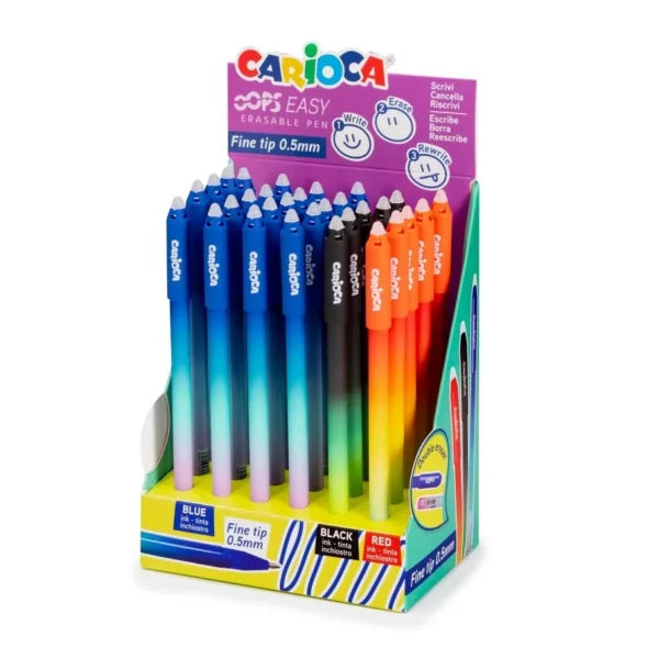 Penna Carioca OOPS easy in Espositore 30 pezzi ass.ti