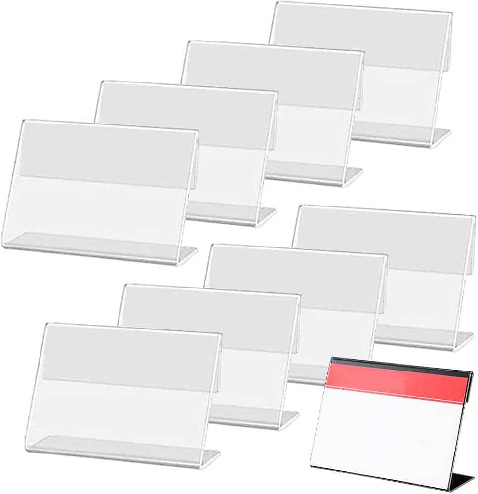 Porta Depliant Acrilico Base a “L” 6,5x5,5