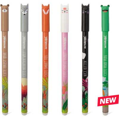 Penne Cancellabili in Espositore da 36 pz. "Cute Animals MoniKids"