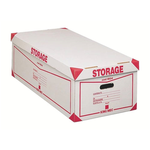 Scatola x Archiviazione Definitiva Storage con coperchio 38,5x26,4x75,5 cm.