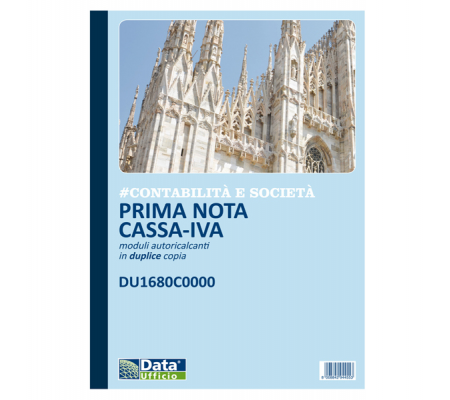 Blocco Prima Nota Cassa IVA 50x2 Aut.