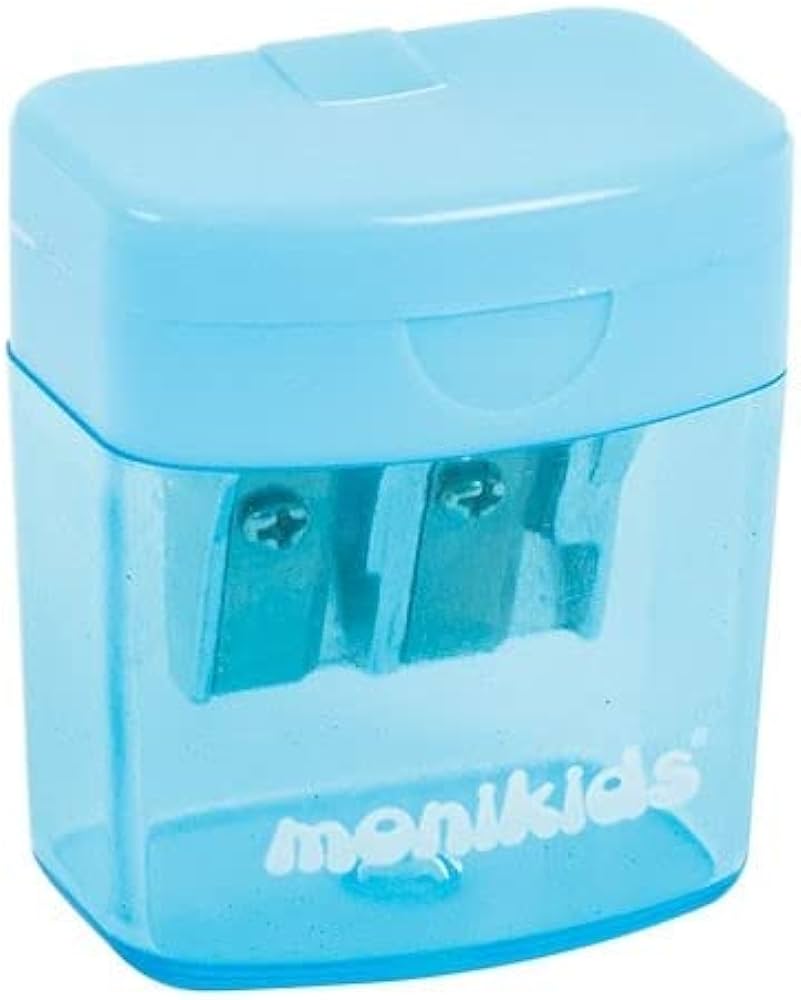 Temperamatite 2 fori metallo con serbatoio e tappo