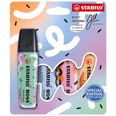 Stabilo Boss Original Set 4 Colori By Ju Schnee