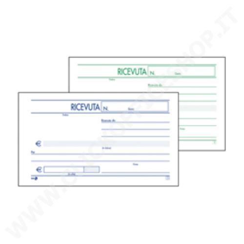 Ricevute Generiche Autocopianti 9,8x22 50/50 BM 260
