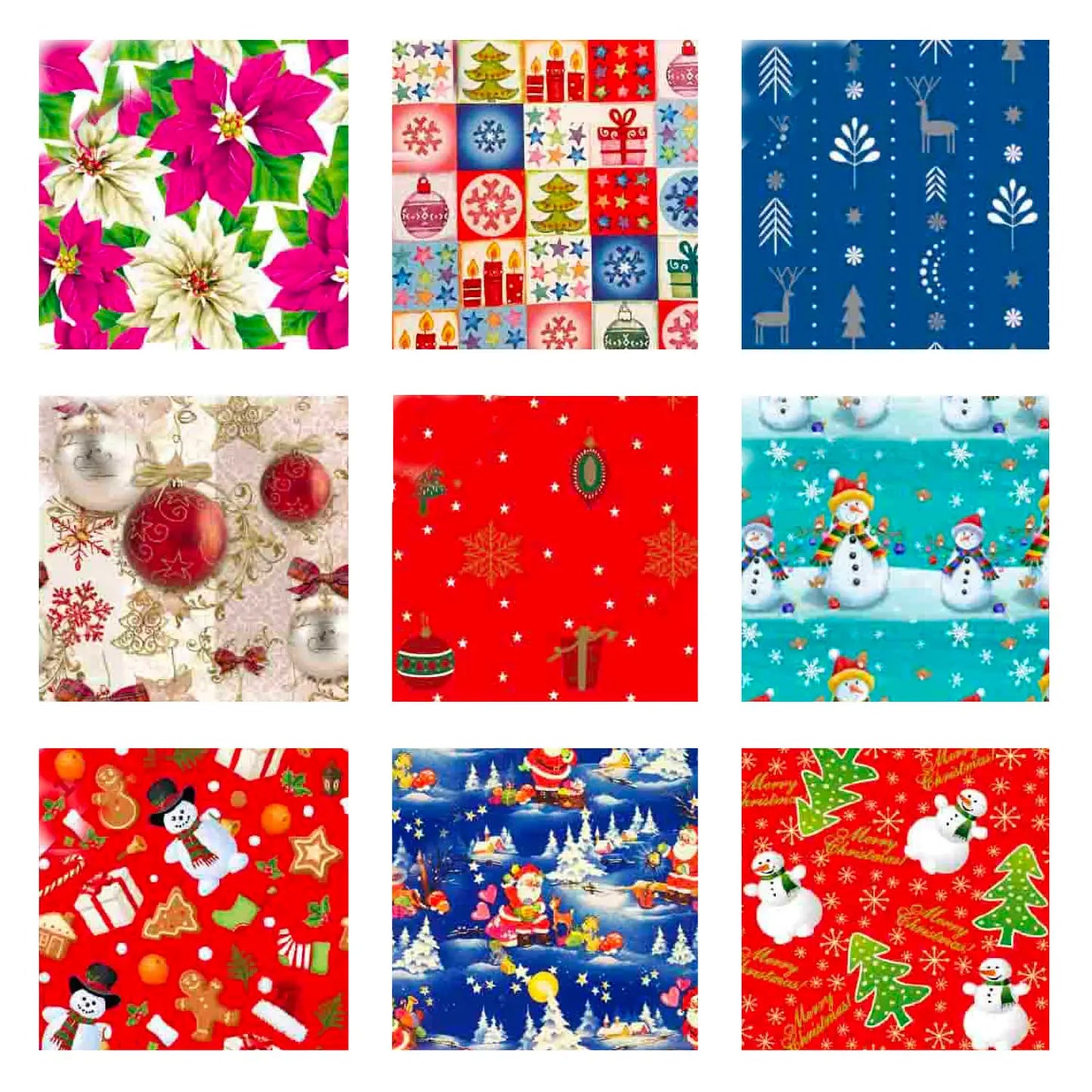 Carta Regalo Natalizia Assortita 100pz.