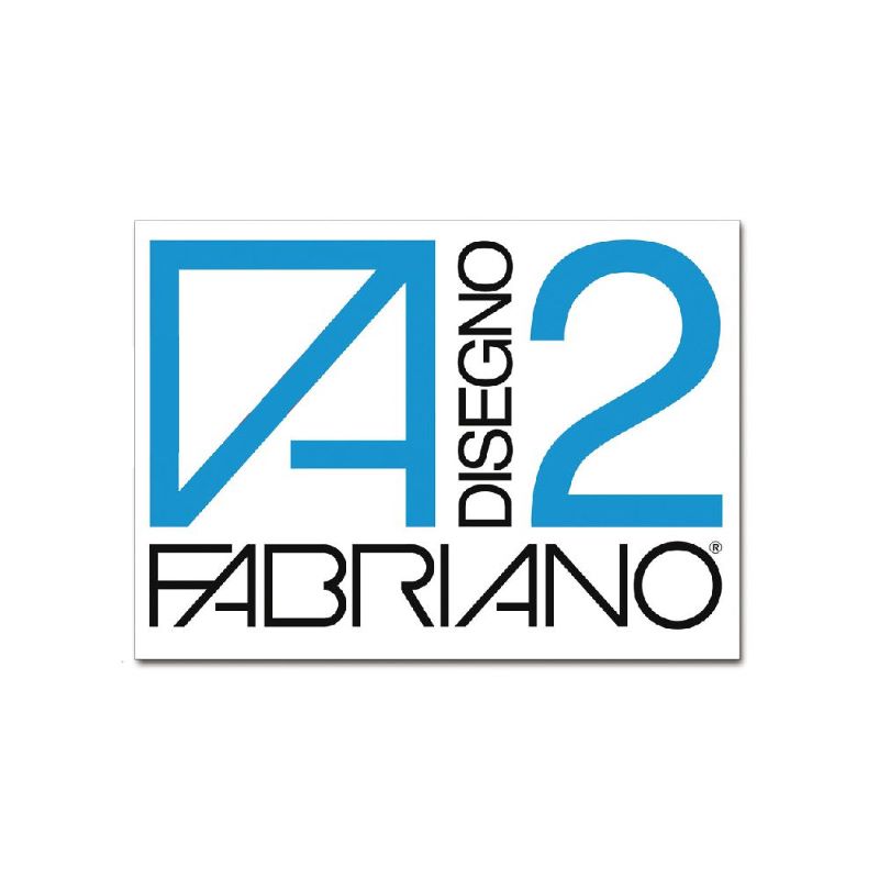 Album Fabriano 2 Spillato 24x30 Ruvido 10 Fogli 110 gr.