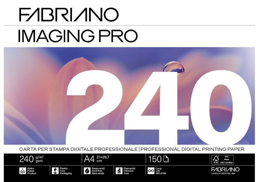 Carta A4 Fabriano Imaging Pro (Ex Multipaper) 240 grammi 150 ff.