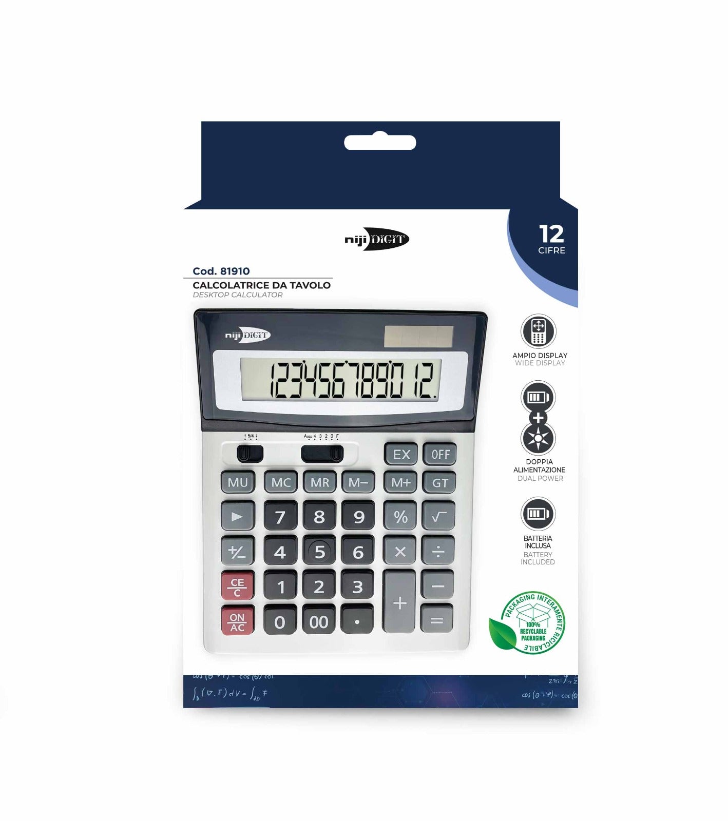 Calcolatrice Niji da Tavolo 81910