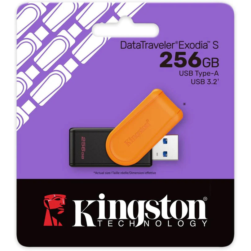 Chiavetta Pen Drive USB 3.2 Exodia S Kingston 256GB