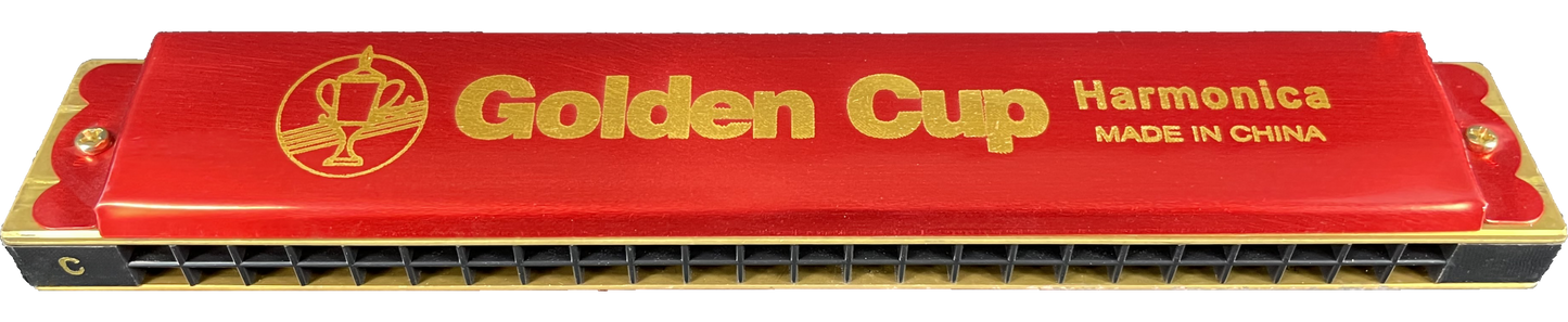 Armonica a Bocca da 24 Tasti ROSSO