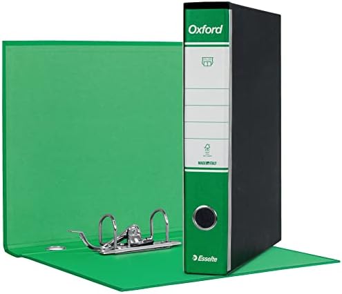 Esselte Registratori per Fatture Ds. 5 G84 OXFORD colore Verde