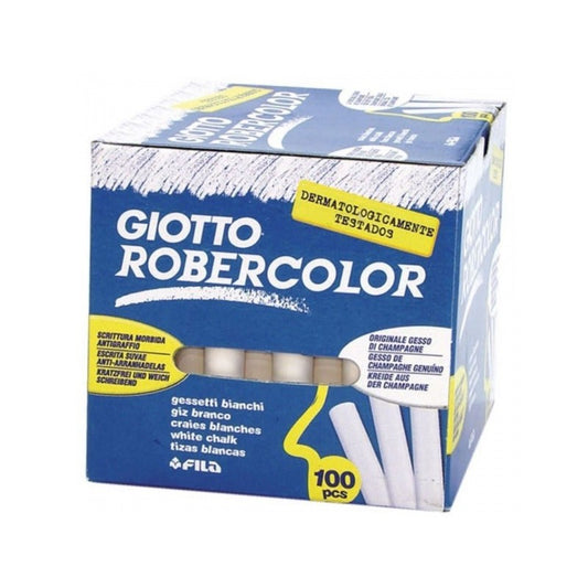 Gesso bianco tondo a 100 pz. Giotto