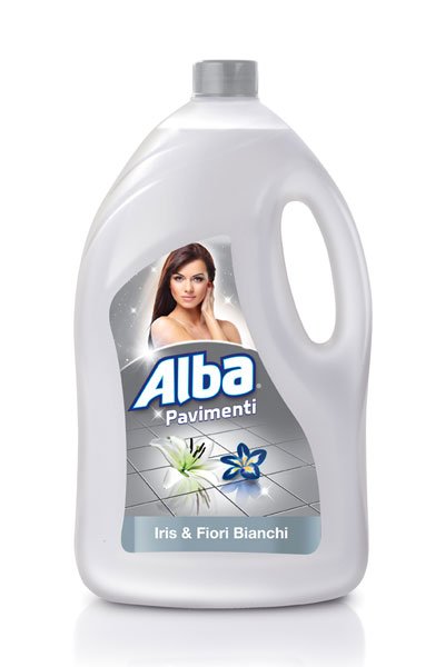 Lavapavimenti Alba Iris & fiori bianchi 4LT.