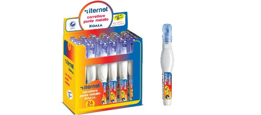 Penna Correttore con punta di metallo 7 ml. Koala