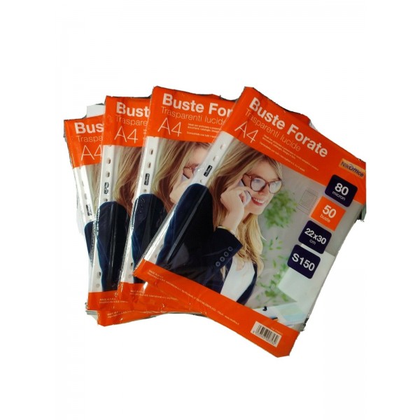 Buste Interni portalistino in PPL Forati ANS 150 micron 22X33 Cf. 50 pz.