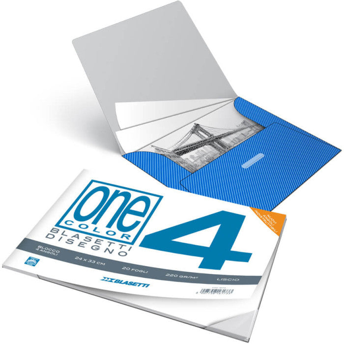 Blocco da disegno One Color BL4 20FF. 24x33