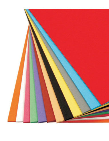 Bristol Fabriano Colore Liscio 70x100 200Gr. CF. 120 ff. Ass. 10 ff. x Colore