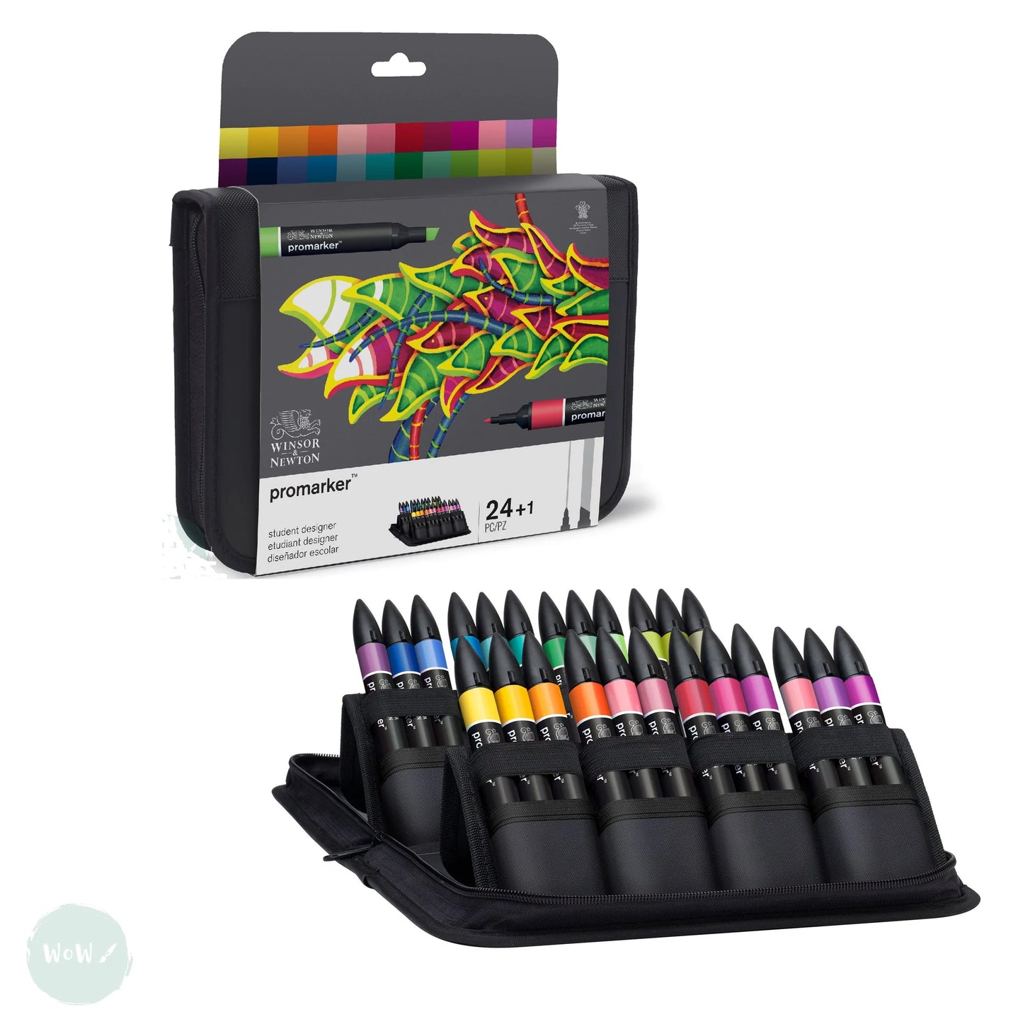 Pennarelli Winsor & Newton Student Designer 24 Colori