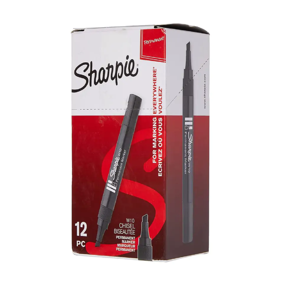 Paper Mate Sharpie Grinta Marker W10 Punta Scalpello Nero