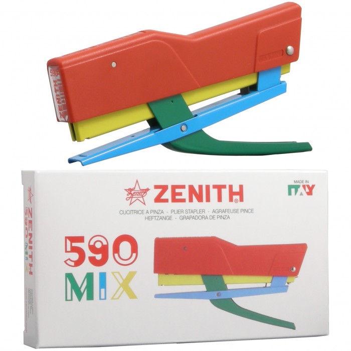 Cucitrice Zenith 590 Mix Verde Giallo Rosso Azzurro