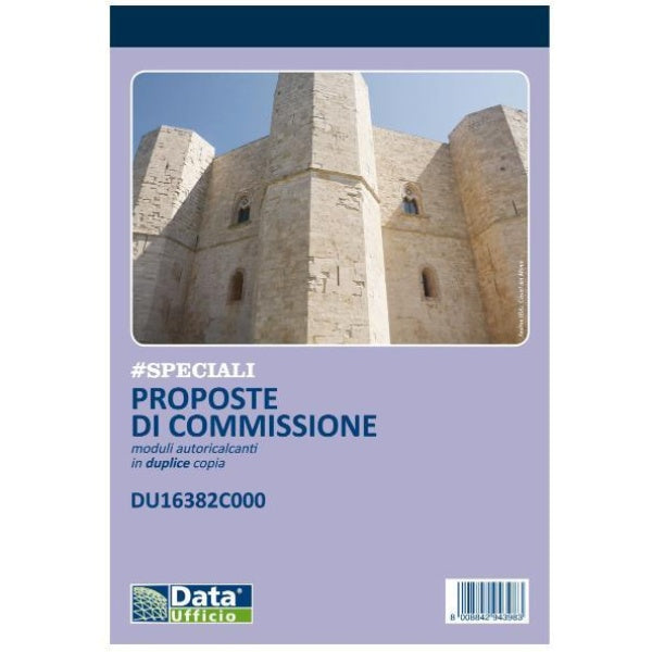 Blocco copiacommissioni 50x2 copie autocopiante 15X21