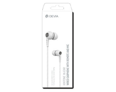 Auricolari Devia HI-FI a Filo C Bianco
