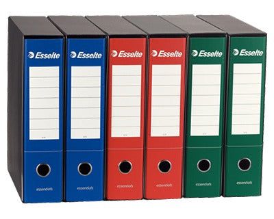 Esselte Registratori per Fatture Ds, 8 cm. G75 Essential colore Verde