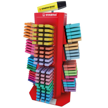Stabilo Boss Evidenziatori in espositore girevole da 470 pz.