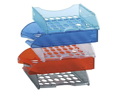 Vaschetta Portacorrispondenza Trasparente Impilabile Fellowes