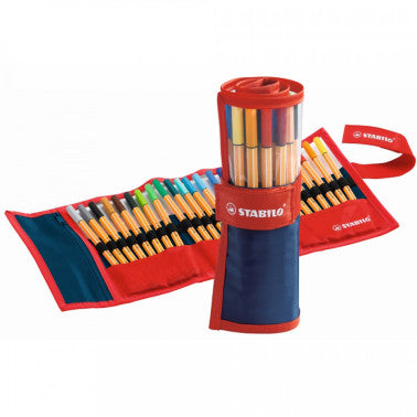 Stabilo Pennarelli Pen 88 Rollerset 25 colori