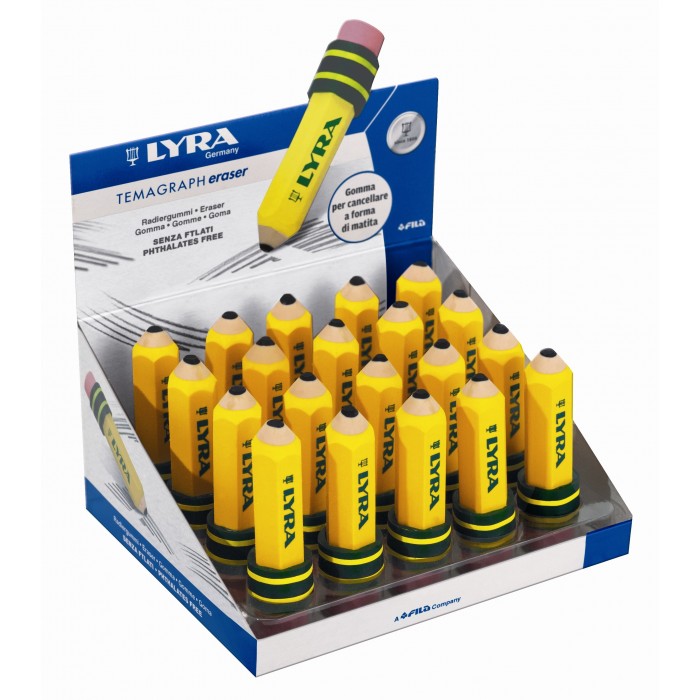 Gomme da Cancellare Lyra Themagraph cf. 20 pz.