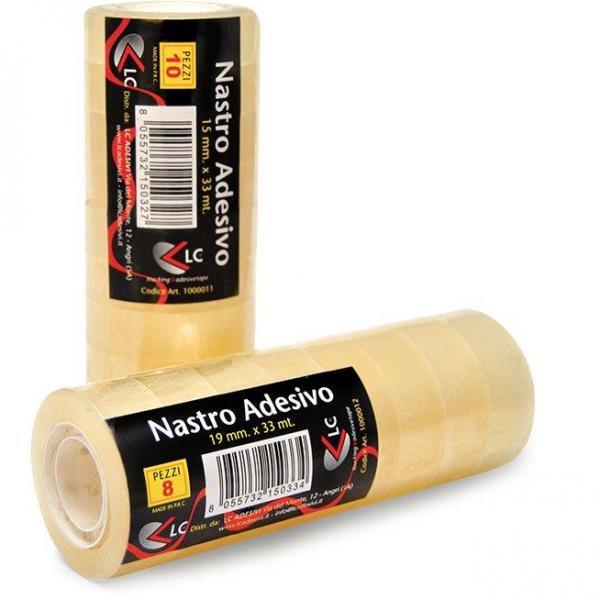 Nastro Adesivo LC 15X33 Cf. da 10 Rotoli