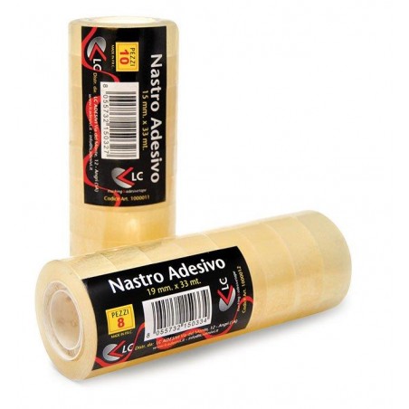 Nastro Adesivo LC 19x33 Cf. da 8 Rotoli