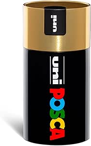 Pennarelli Uniposca PC5 Gift Box 18pz. Tappo Oro