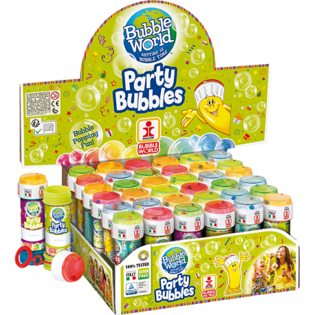 Bolle di Sapone Dulcop "Color Bubbles" in cf. da 36 pz.