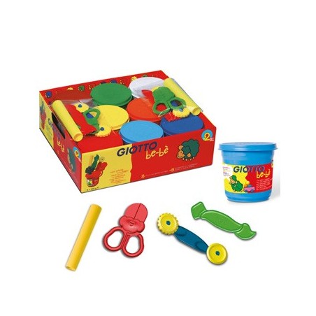 Dido' Be-Be' Plastilina in Vasetti da 220 gr. 8 colori