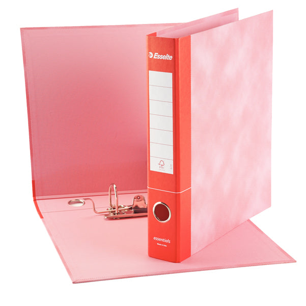 Esselte Registratori per Fatture Ds. 5 cm. G74 Essential colore Rosso