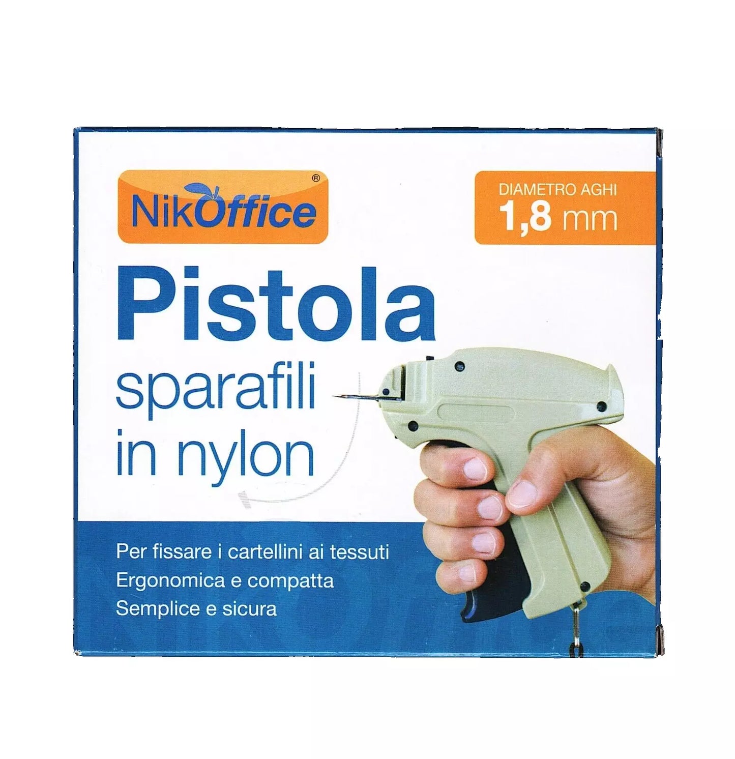 Pistola Sparafili in Nylon Diametro Aghi 1,8 mm.